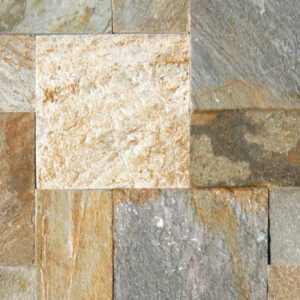 Golden White Quartzite Cut Pattern